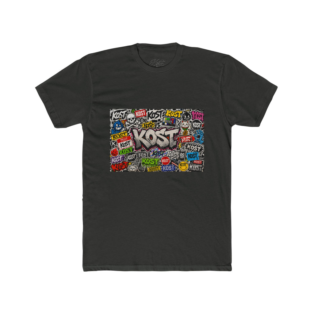 KOST Graffiti Logo Crew T‑Shirt — Urban Streetwear Graphic Tee