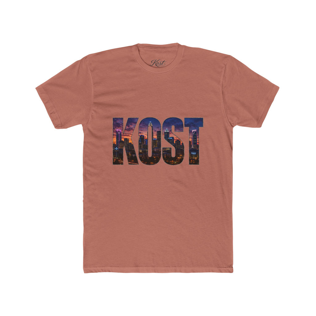 KOST Skyline T-Shirt — Cityscape Lettering Crew Tee