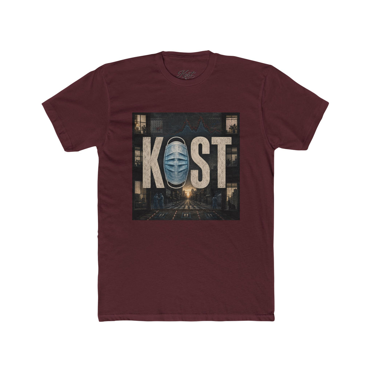 KOST Vintage Microphone Tee — Retro Radio Broadcast Graphic T-Shirt