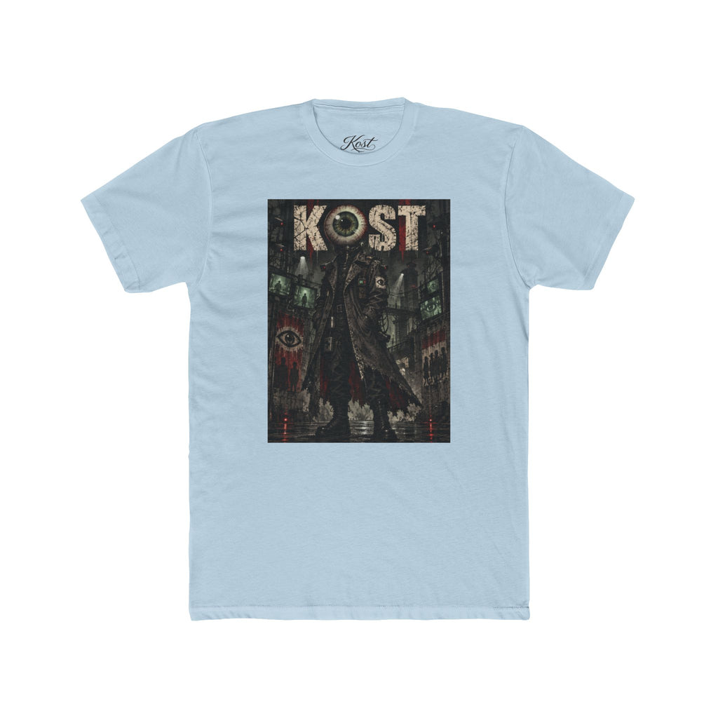 KOST Gothic Black Art Tee — Dark Vintage Band-Style Graphic T-Shirt