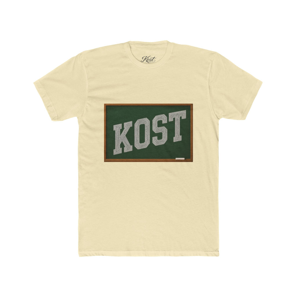 KOST Vintage Collegiate Tee — Retro Green Plaque Graphic