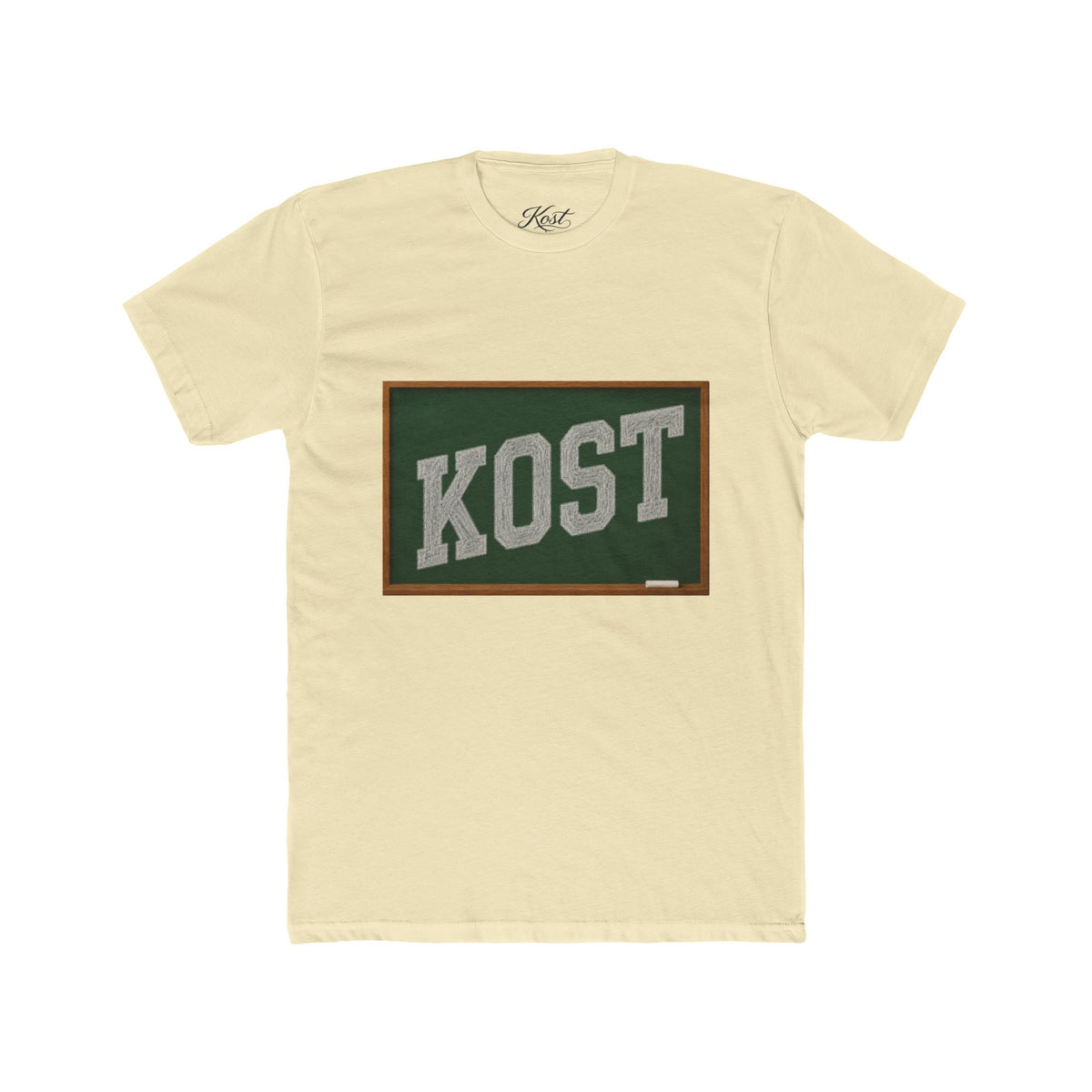 KOST Vintage Collegiate Tee — Retro Green Plaque Graphic
