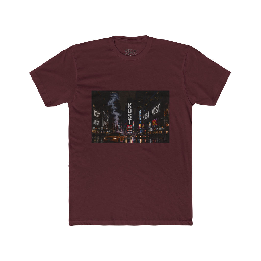 City Nightscape Tee — 'Lost' Neon Street Photography Shirt