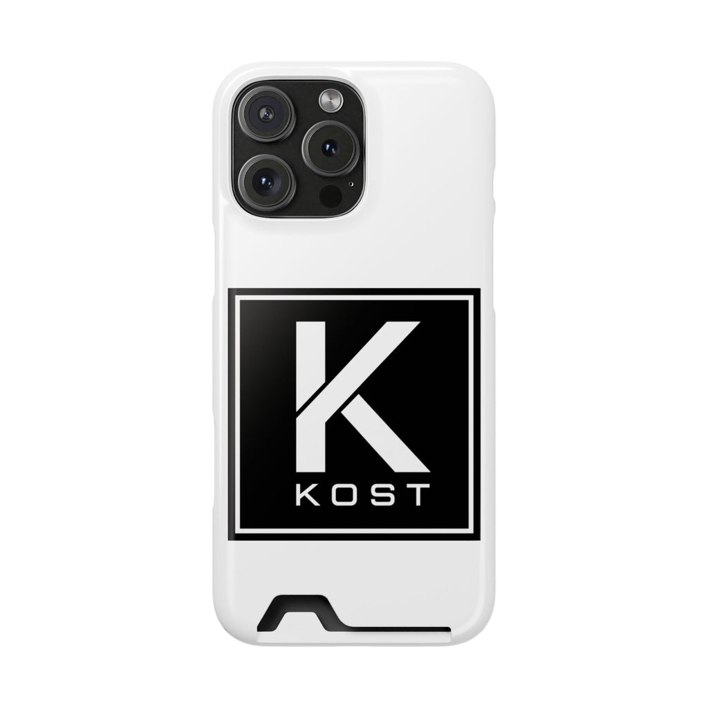 KOST Logo Phone Case with Card Holder