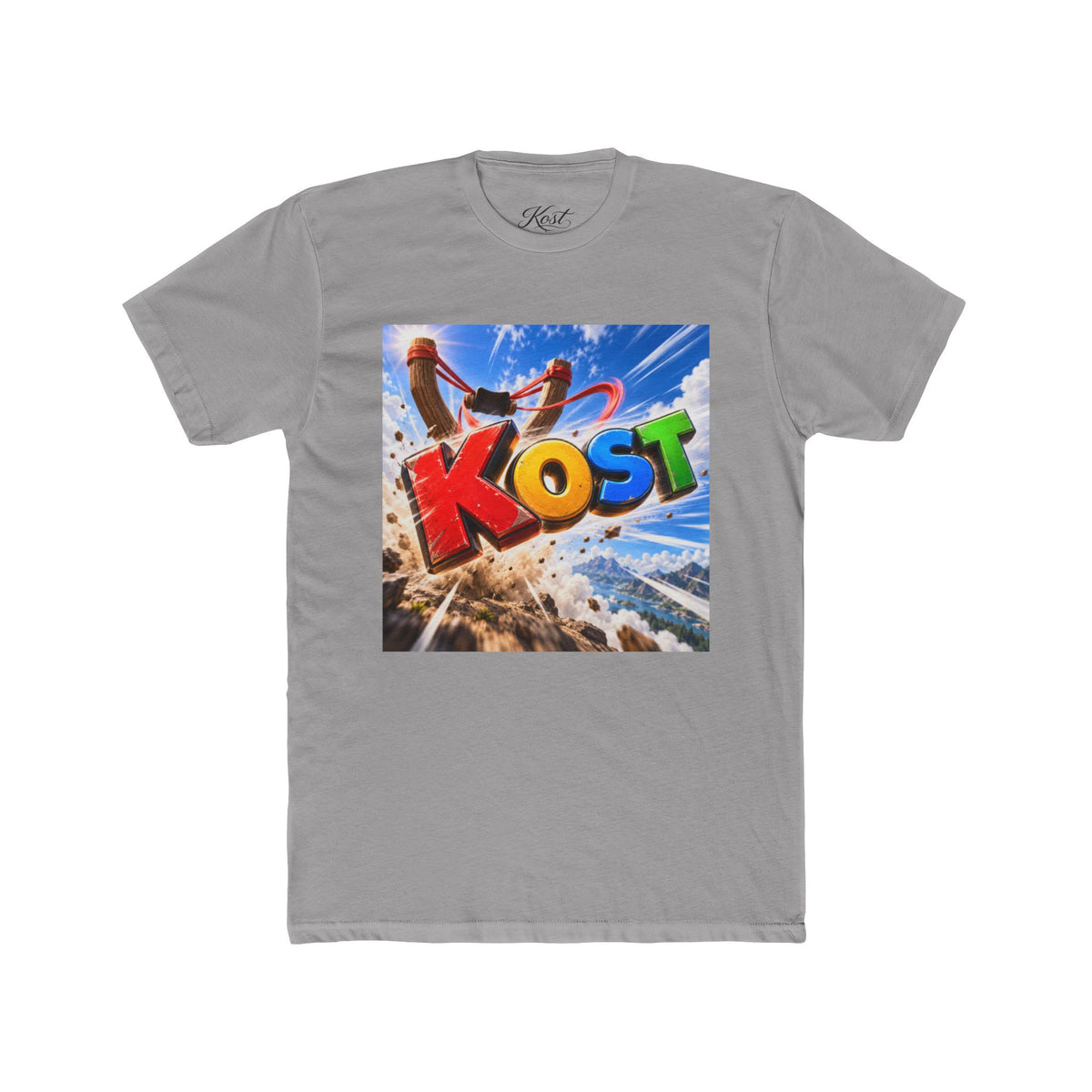 KOST Colorful Surf Graphic Tee — Beach Vibe Retro Logo T-Shirt