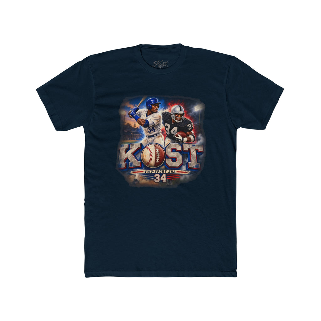 Kost Vintage Baseball & Football Collage Tee