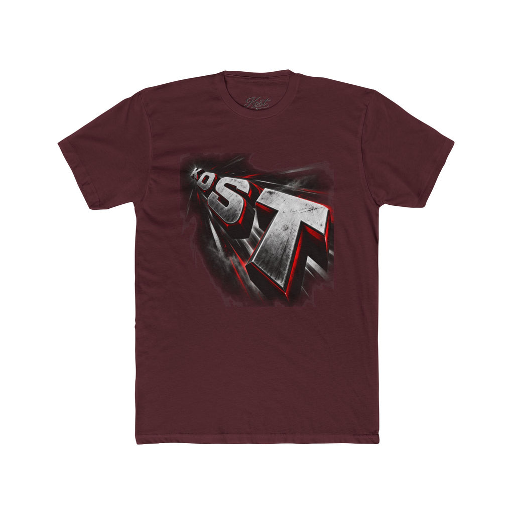 Retro 3D Text Graphic Tee — 'EST' Streetwear Shirt