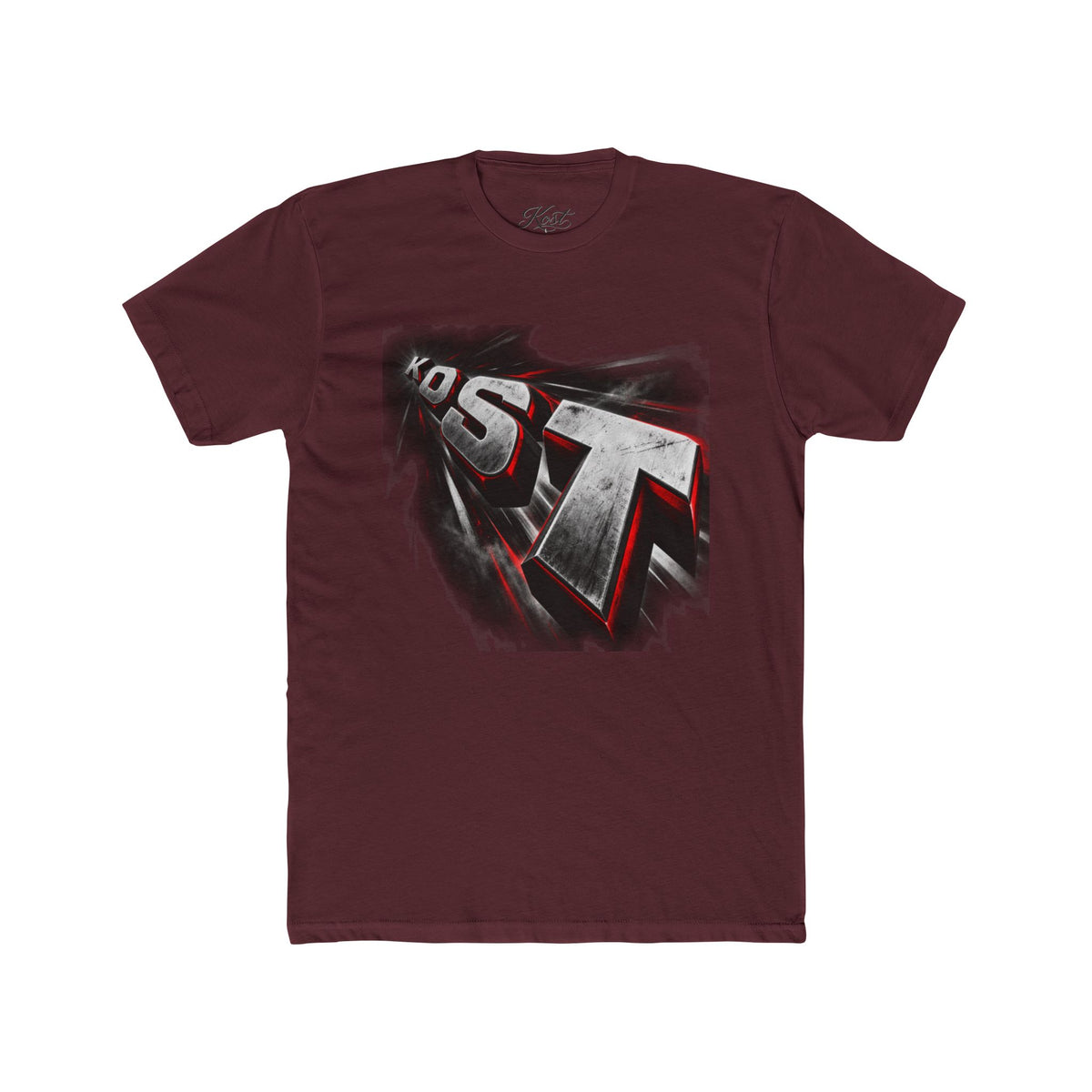 Retro 3D Text Graphic Tee — 'EST' Streetwear Shirt