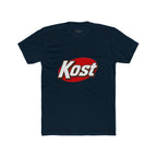 Kost Logo Tee — Retro Red Oval Graphic Cotton T‑Shirt