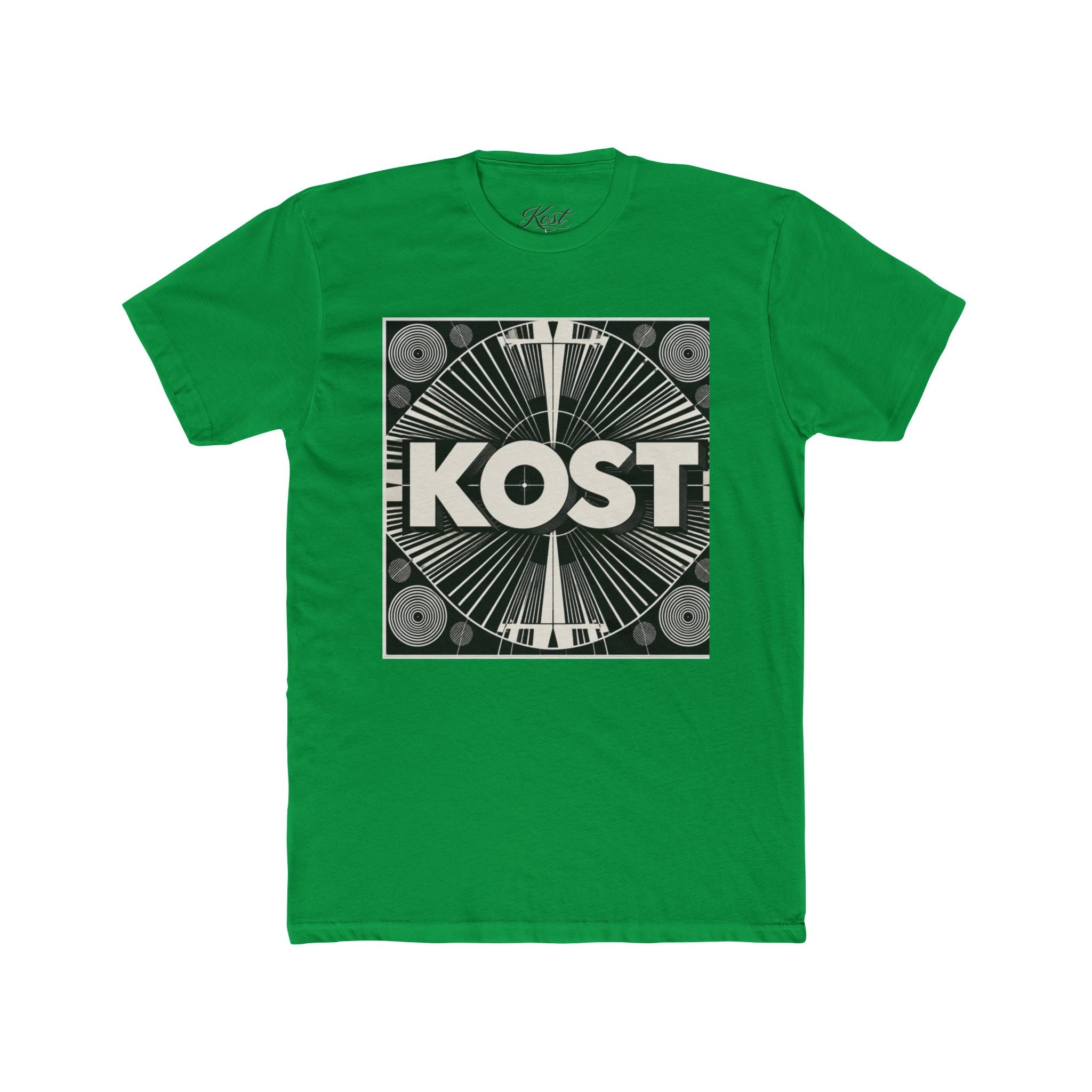 KOST Retro Record Label Tee — Vintage Vinyl Graphic T-Shirt