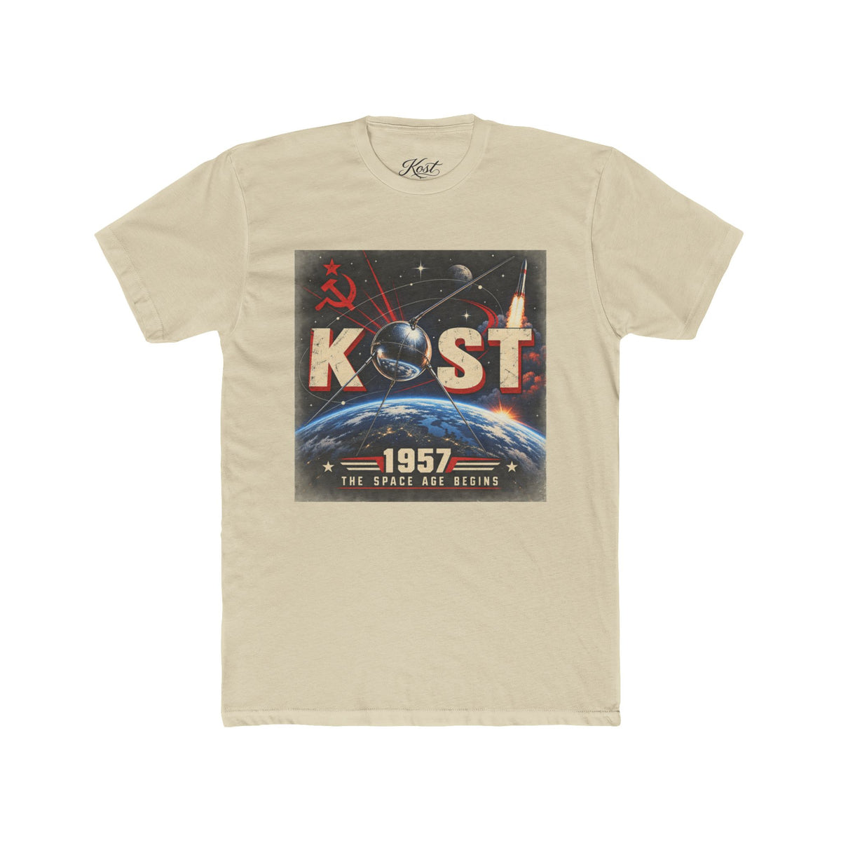 Vintage Sputnik 1957 T-Shirt — Retro Space Race Graphic Tee