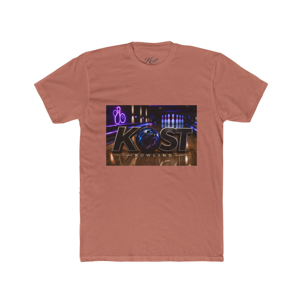 KØST Bowling Alley Photo Tee — Retro Neon Bowling Shirt