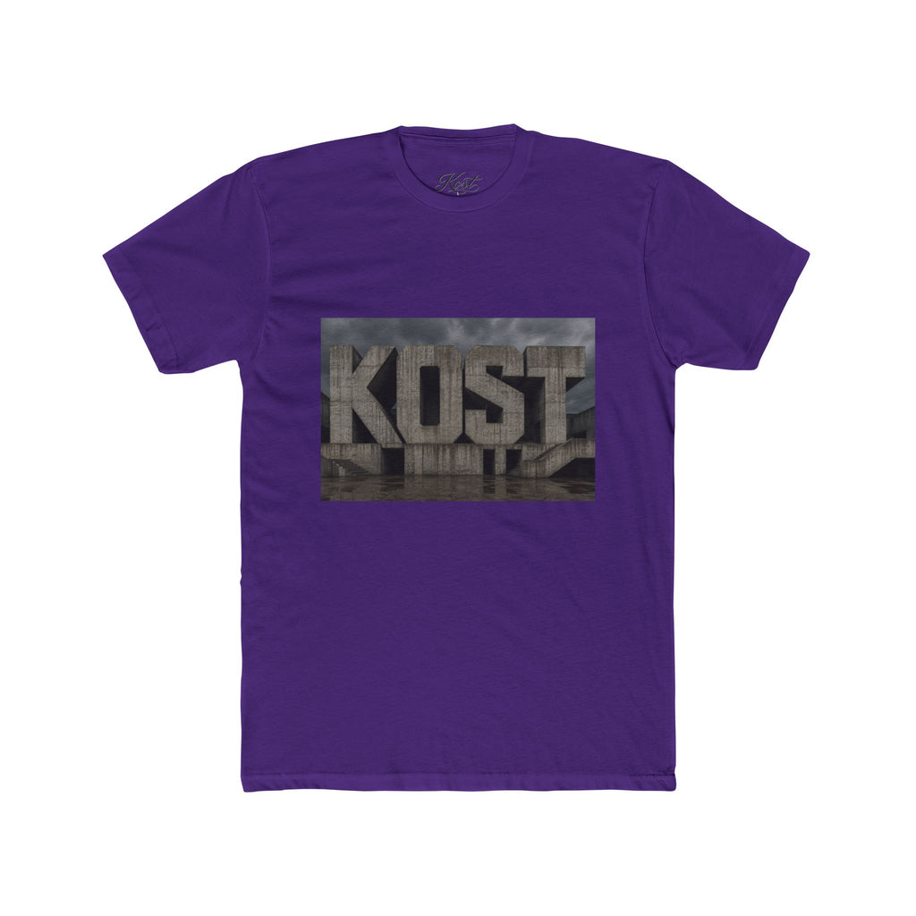 KOST Concrete Wall Graphic Tee — Urban Industrial Streetwear T-Shirt
