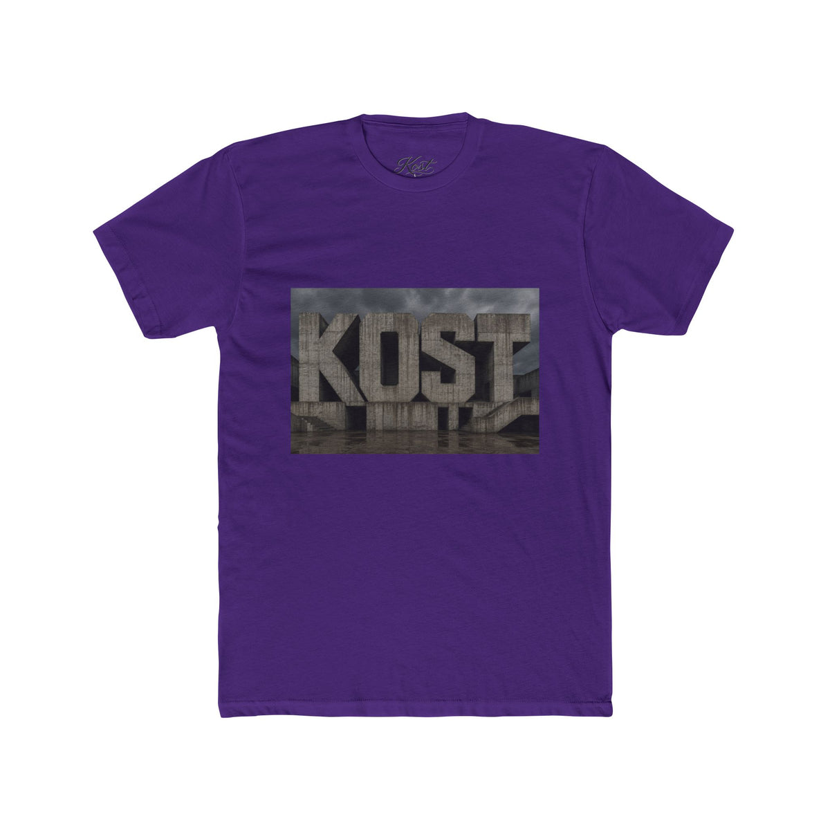 KOST Concrete Wall Graphic Tee — Urban Industrial Streetwear T-Shirt