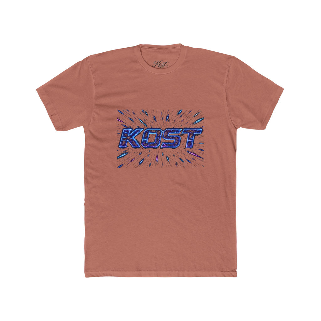 KOST Retro Blast Graphic Tee — Vintage Blue Speed Logo T-Shirt