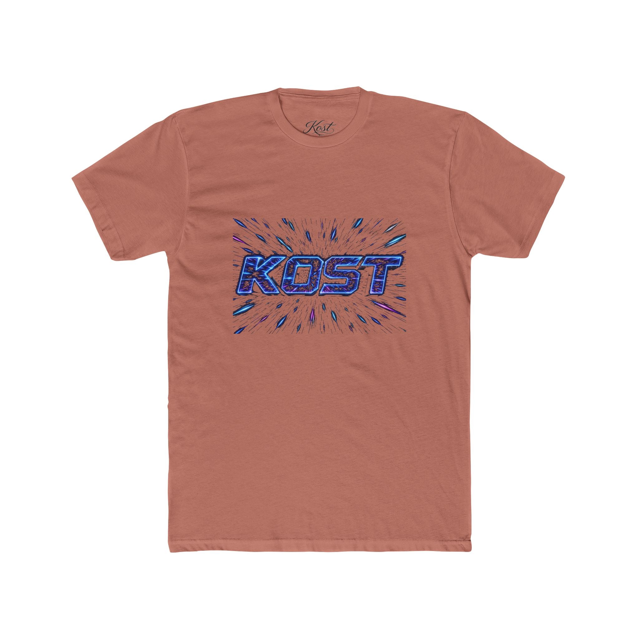 KOST Retro Blast Graphic Tee — Vintage Blue Speed Logo T-Shirt