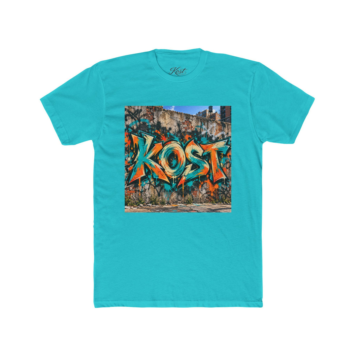 KOST Graffiti Street Art Tee — Urban Spray Paint Graphic T-Shirt