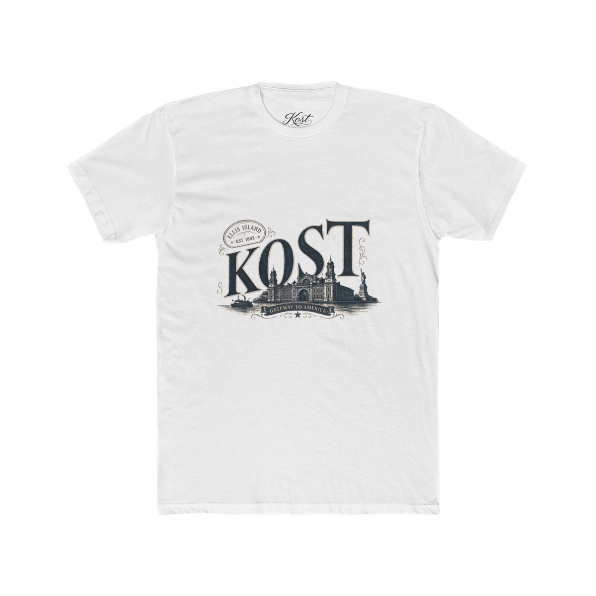 Kost Cityscape Tee — Vintage Architectural Graphic T‑Shirt