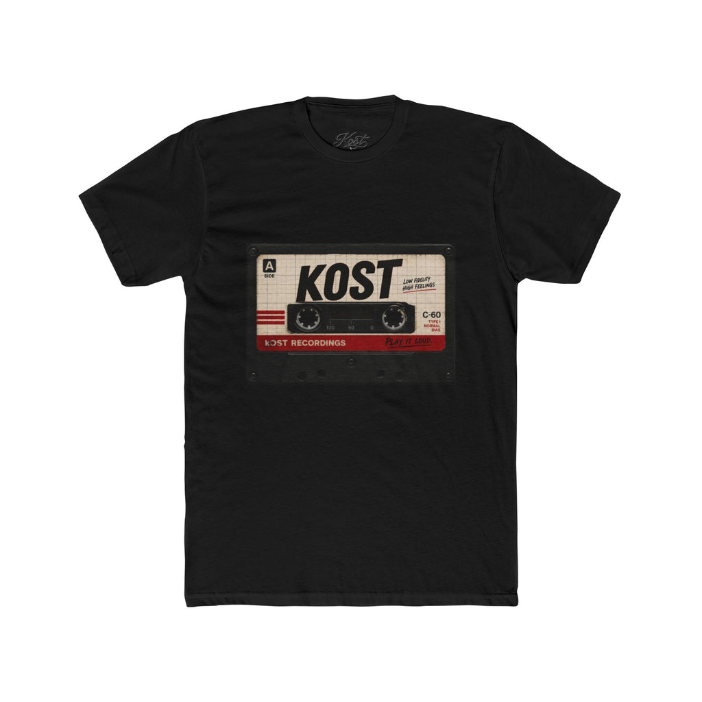 Retro Cassette Tape Tee — "KOST" Vintage Music T-Shirt