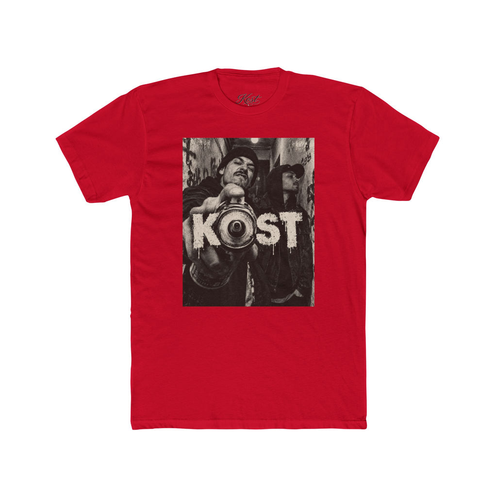 KOST Street Photo Crew Tee — Vintage Megaphone Graphic