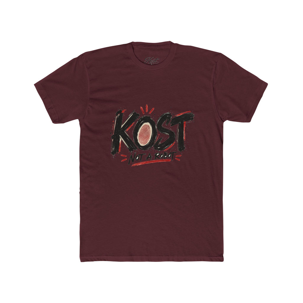 KOST “Not A Robot” Graphic Tee — Casual Streetwear T-Shirt