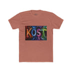 KOST Colorful Smoke Graphic Tee — Vibrant Abstract Lettering T-Shirt