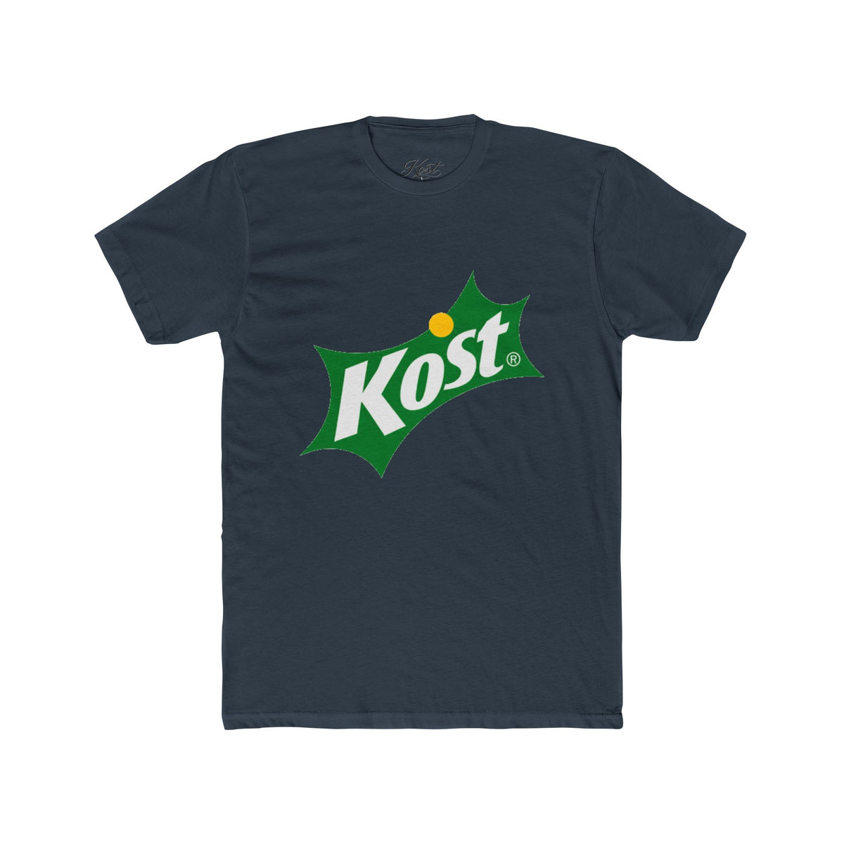 Kost Logo T-Shirt — Retro Green & Yellow Soda-Inspired Tee