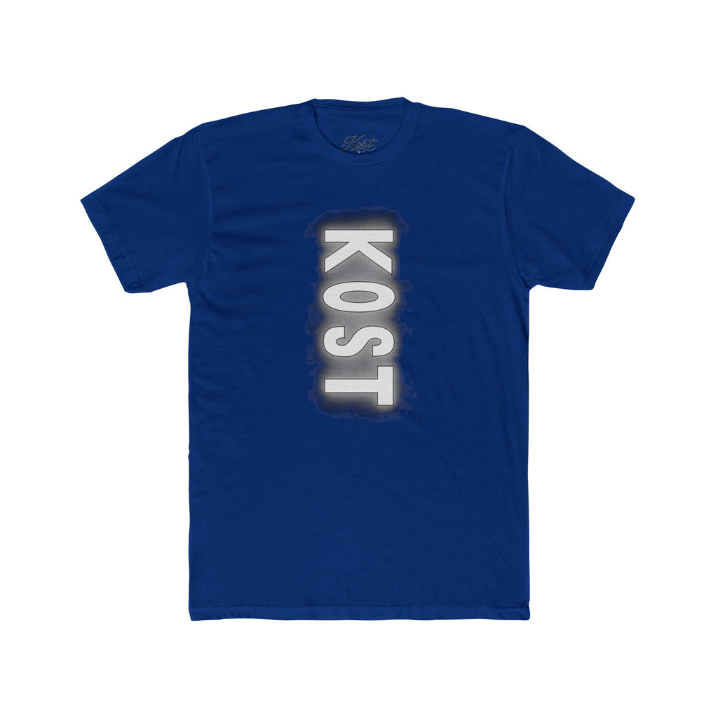 KOST Vertical Logo Tee — Grunge Vertical Graphic T-Shirt