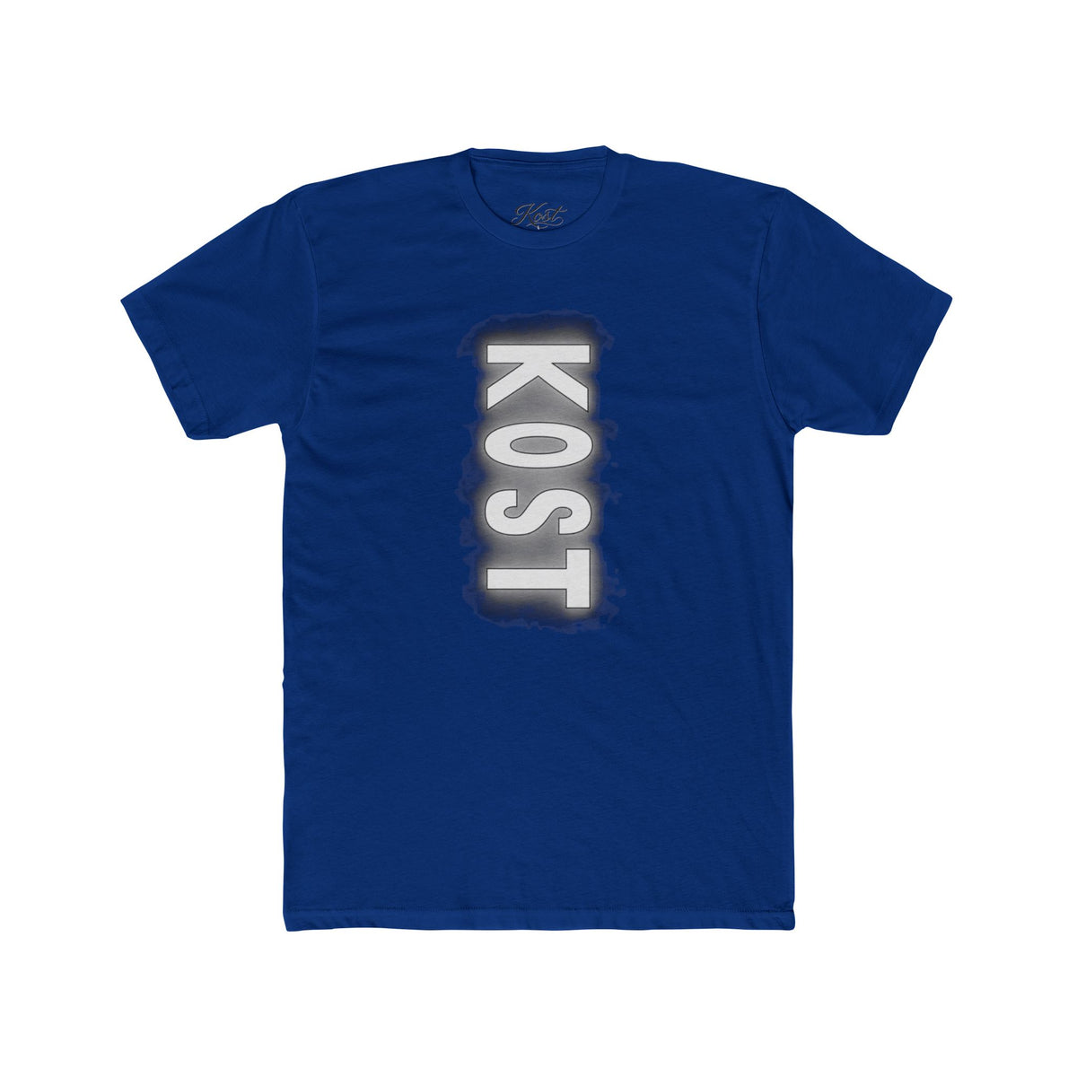 KOST Vertical Logo Tee — Grunge Vertical Graphic T-Shirt