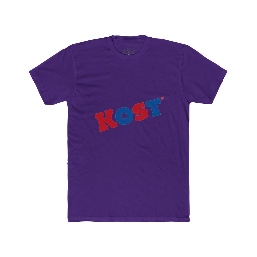 KOST Retro Logo Tee – Vintage Red & Blue Graphic T-Shirt