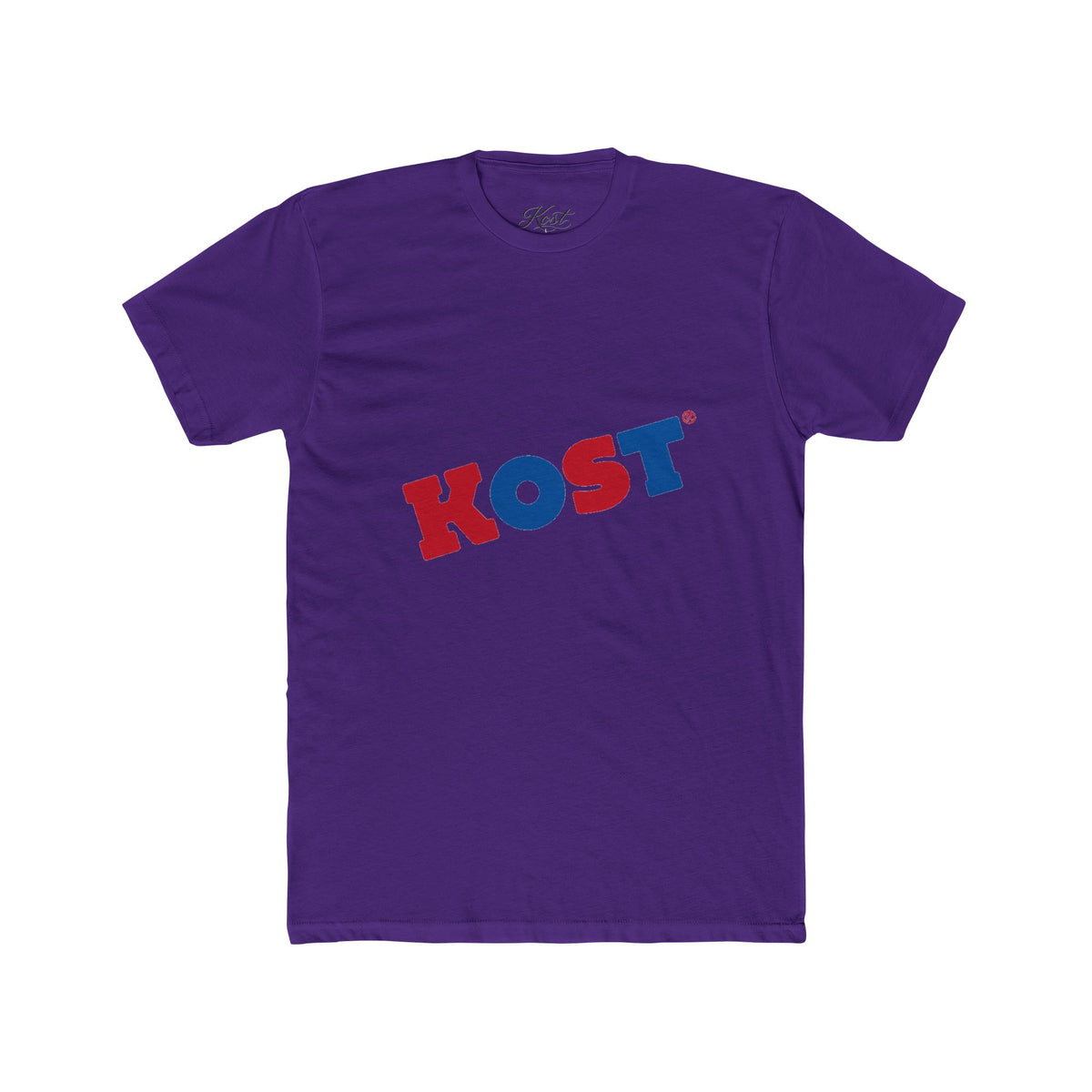 KOST Retro Logo Tee – Vintage Red & Blue Graphic T-Shirt