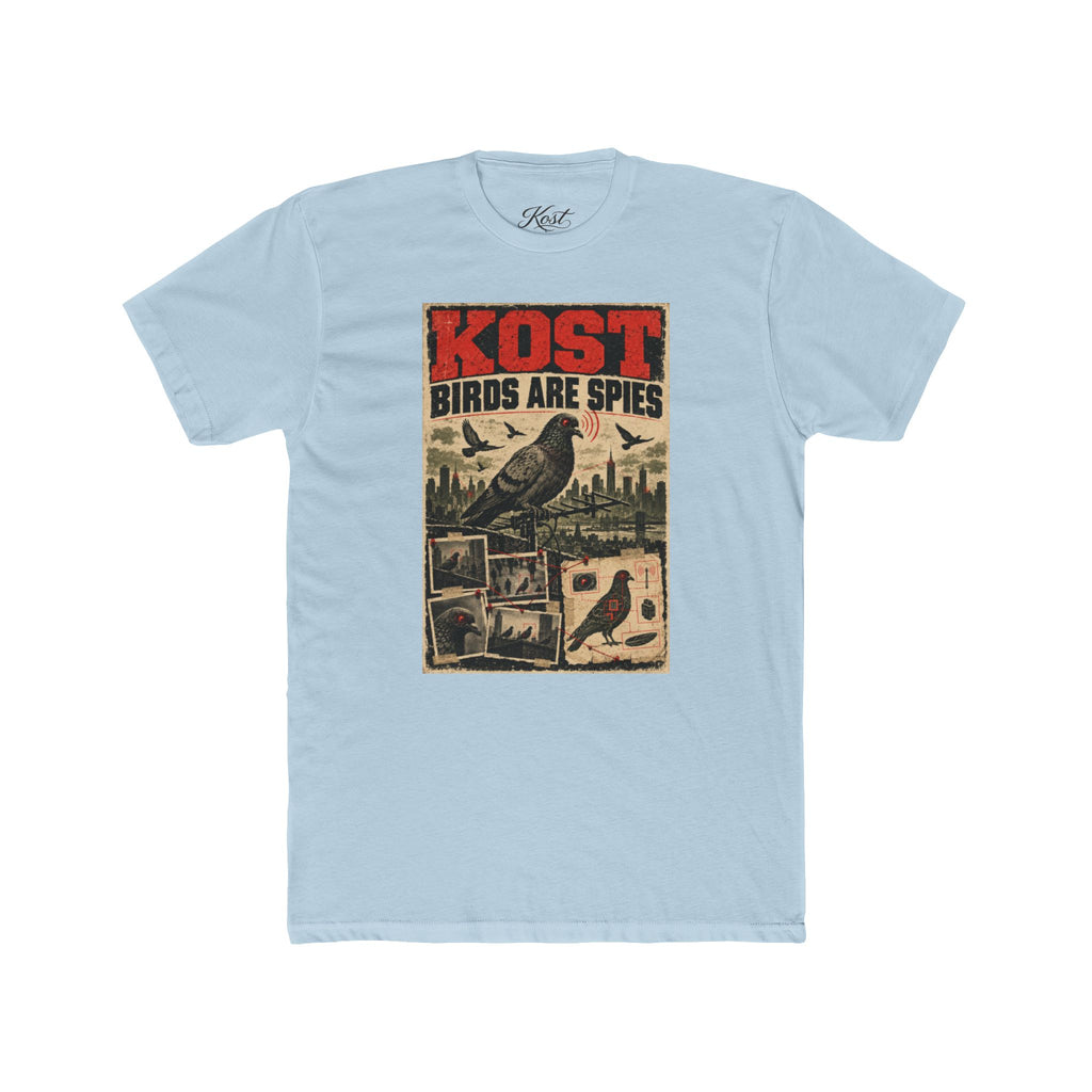 T-Shirt — KOST “Birds Are Spies” Vintage Propaganda Graphic Tee
