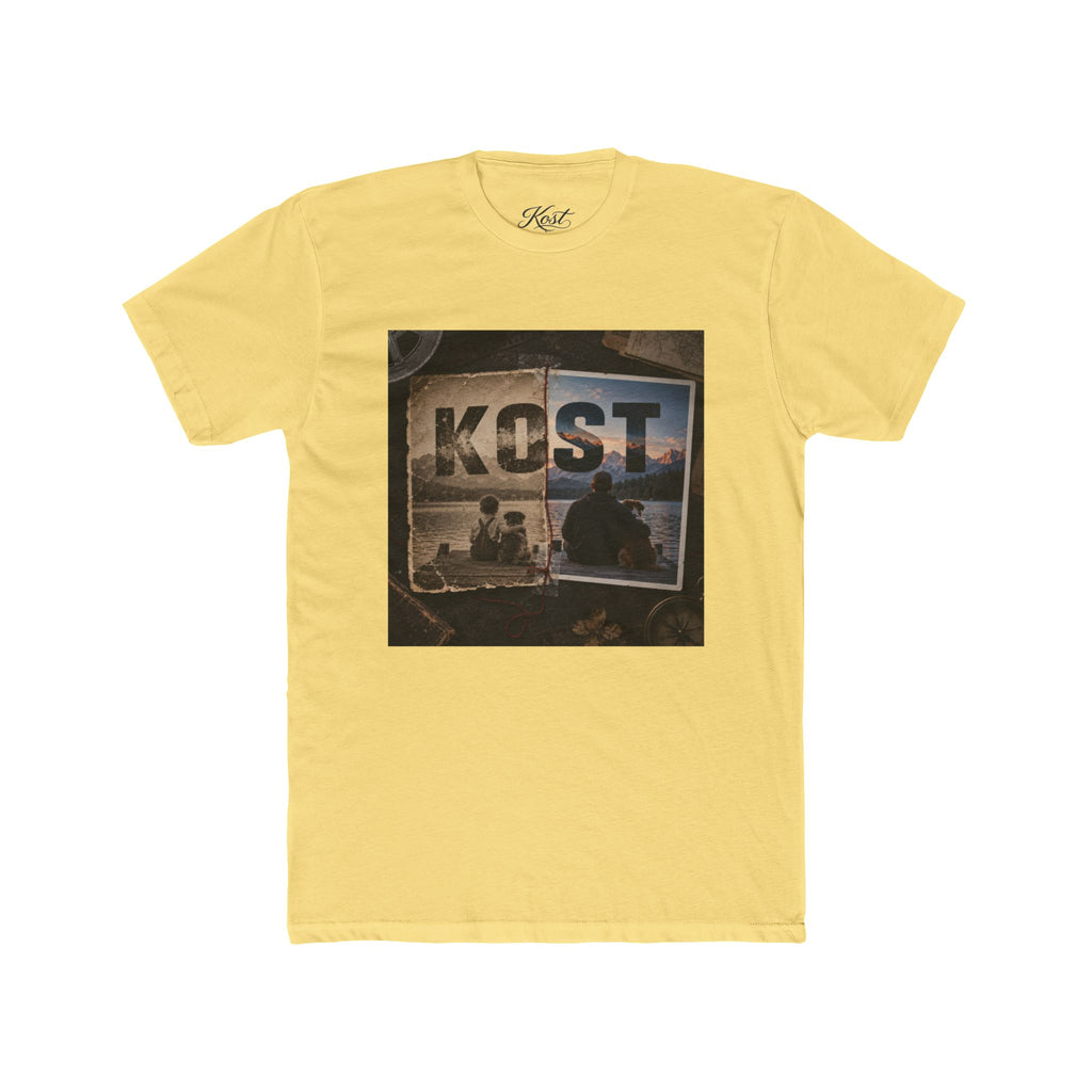 KOST Vintage Collage Tee — Retro Roadtrip Graphic T-Shirt