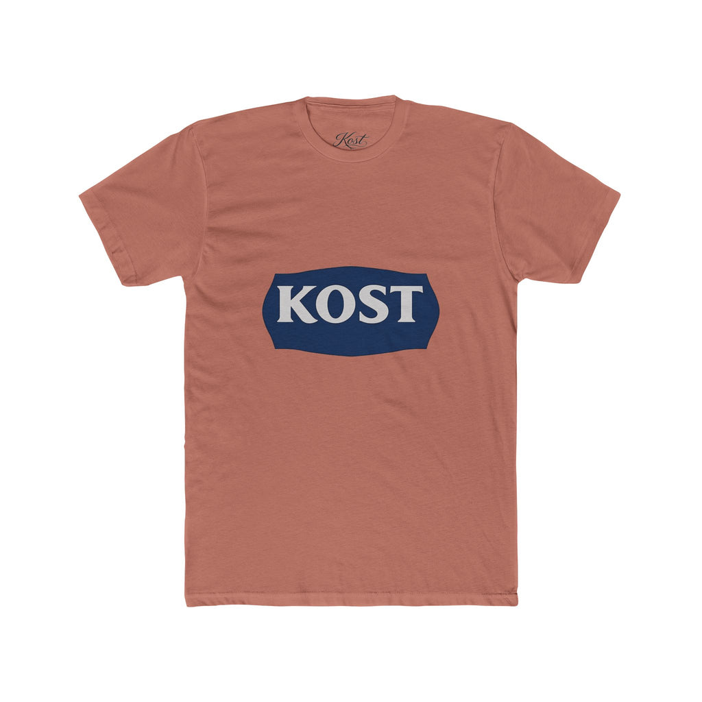 KOST Logo Tee — Vintage Navy Badge Graphic T-Shirt
