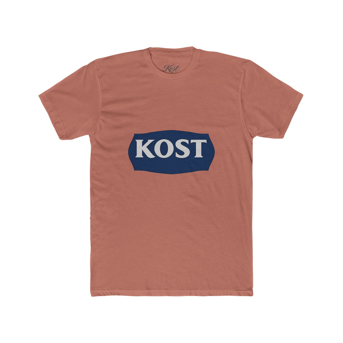 KOST Logo Tee — Vintage Navy Badge Graphic T-Shirt