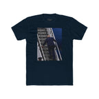 Vintage Skate Stairs Photo Tee — KOST Logo Graphic Crew Shirt
