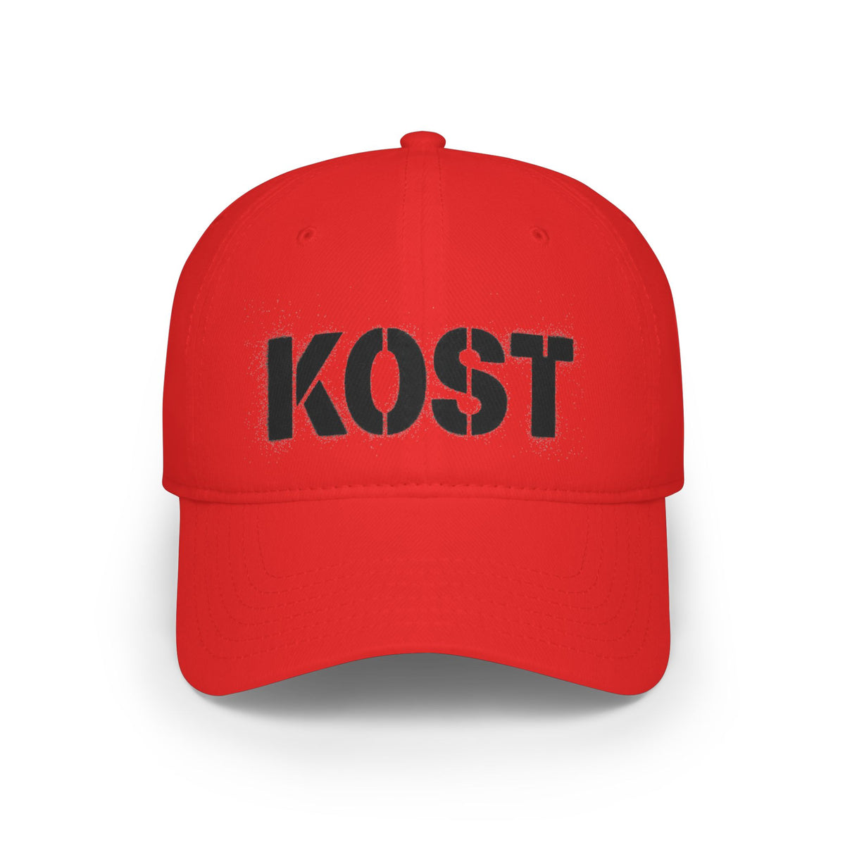 KOST Red Low Profile Baseball Cap