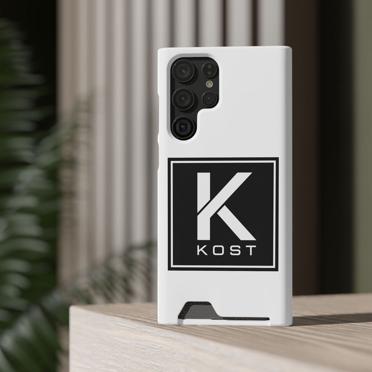 KOST Logo Phone Case with Card Holder