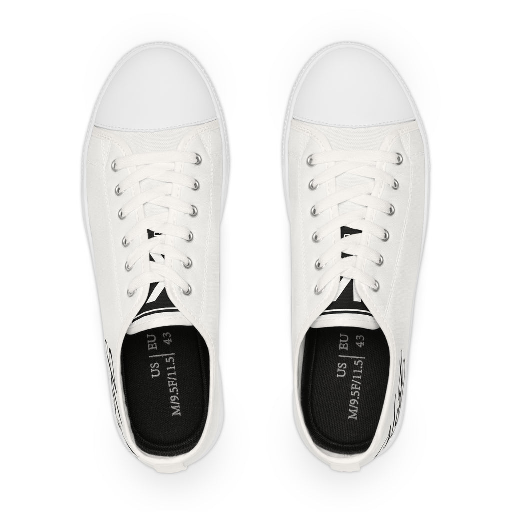 Men’s Low Top Sneakers – Classic White Casual Shoes