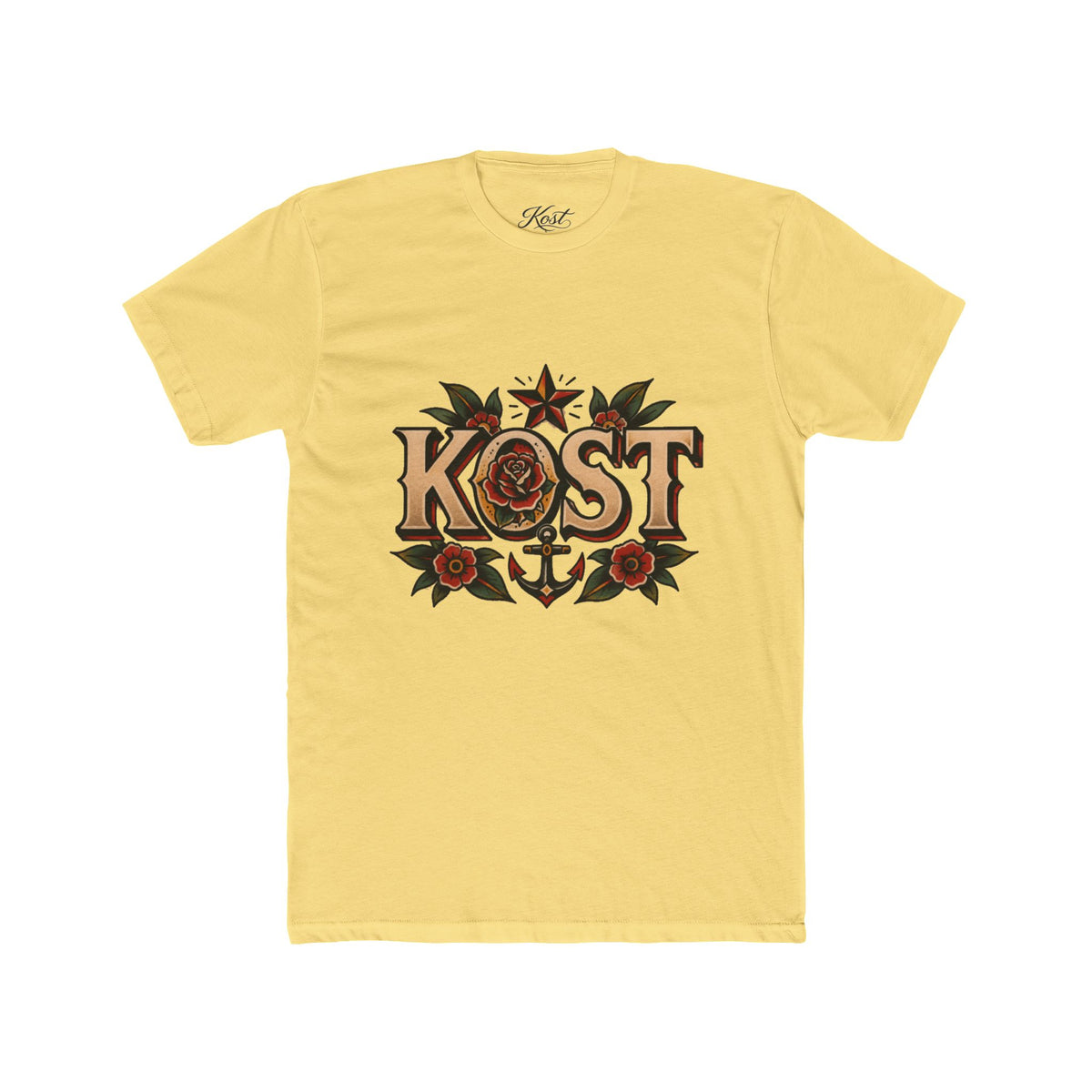 KØST Gothic Floral Graphic T-Shirt