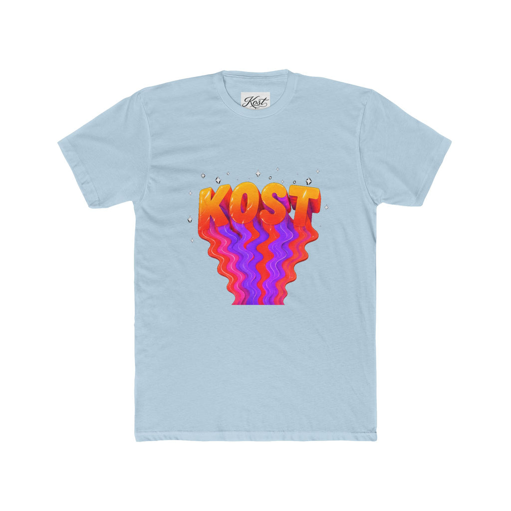 KOST Retro Wavy Graphic Tee — Colorful 70s-Inspired Unisex T-Shirt