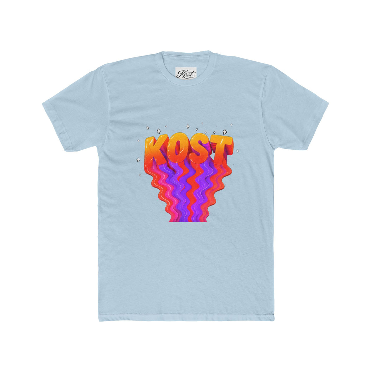 KOST Retro Wavy Graphic Tee — Colorful 70s-Inspired Unisex T-Shirt