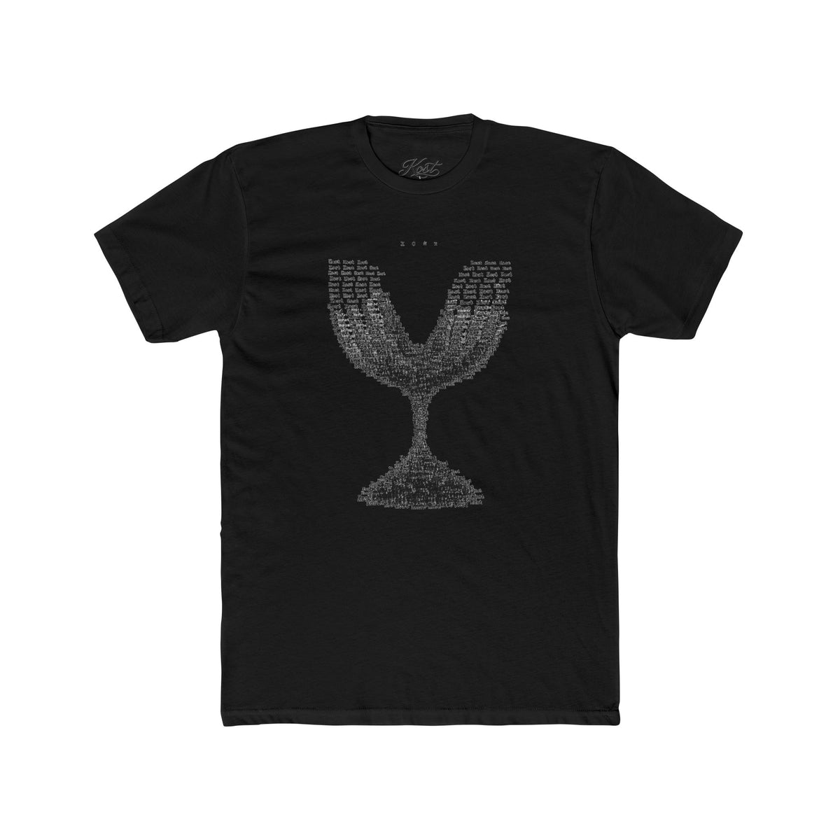 Vintage Wine Glass Graphic T-Shirt