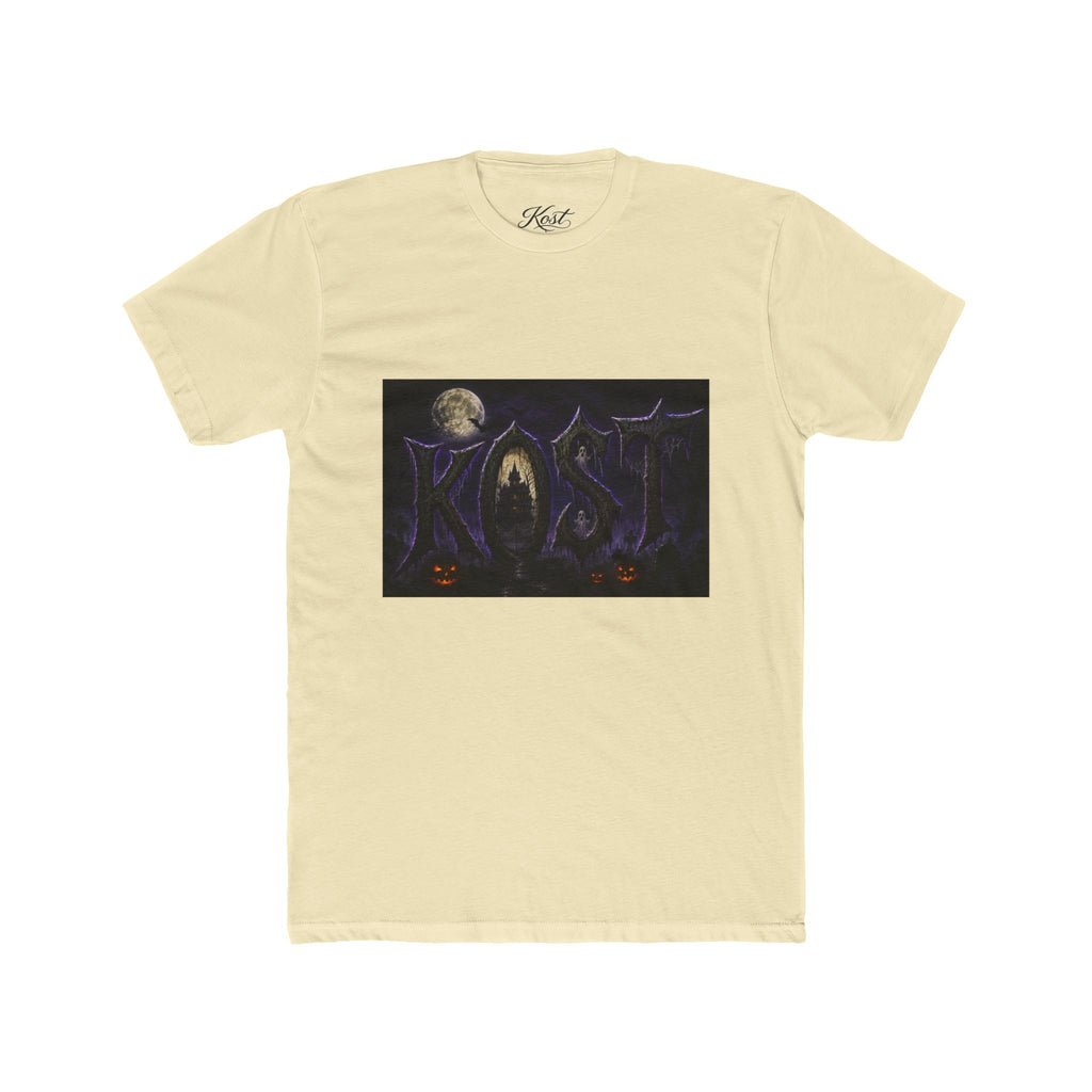 Halloween Forest Tee — Haunted Moonlight Pumpkin Horror Graphic T-Shirt