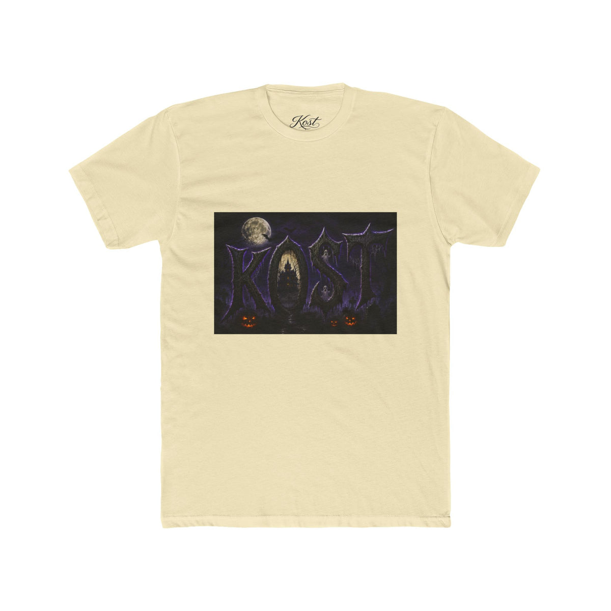 Halloween Forest Tee — Haunted Moonlight Pumpkin Horror Graphic T-Shirt