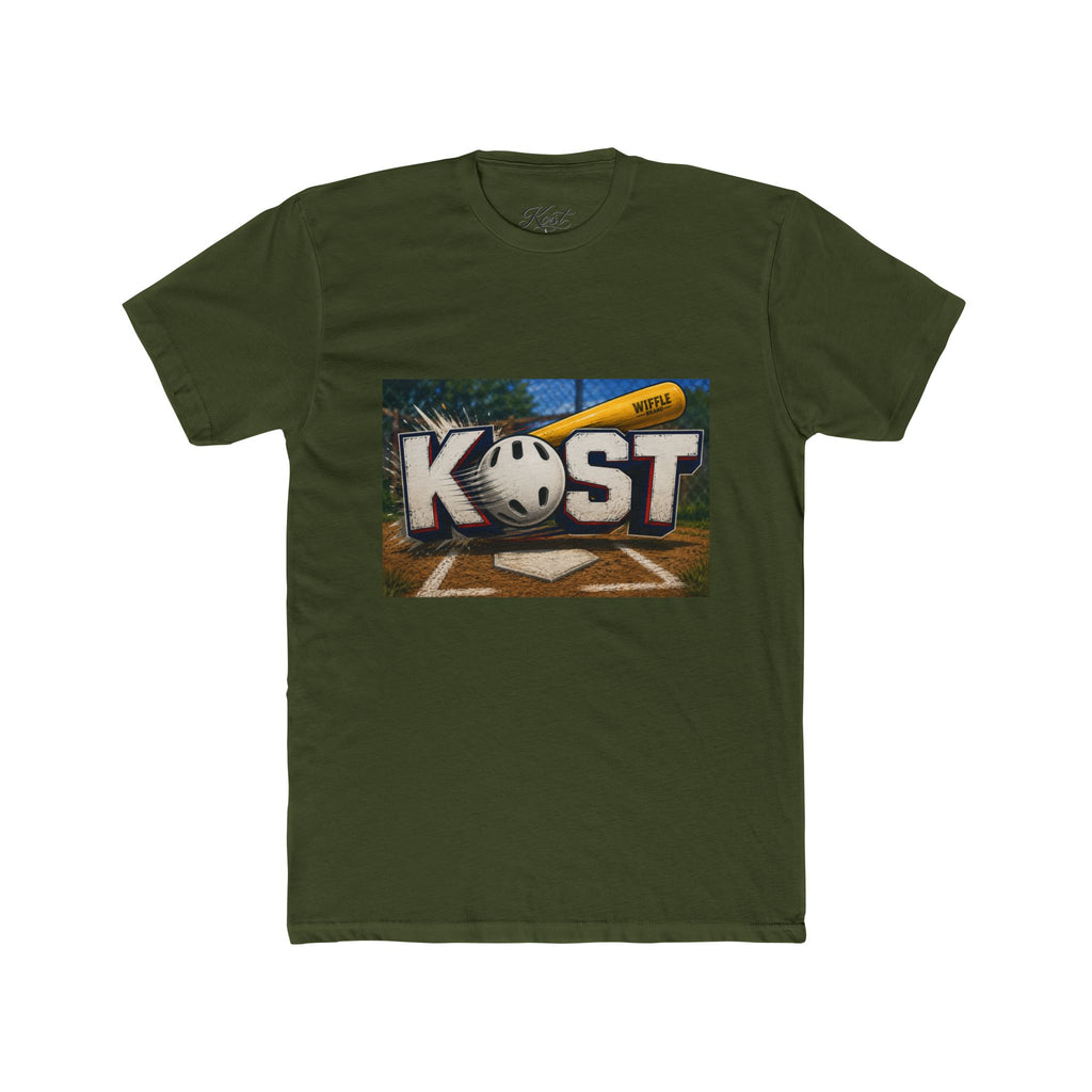 Kickball Crew Tee — "KOST" Graphic Baseball & Bat Design