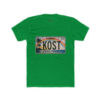 Hawaii License Plate Tee – KOST Aloha State Retro Palm Rainbow T-Shirt