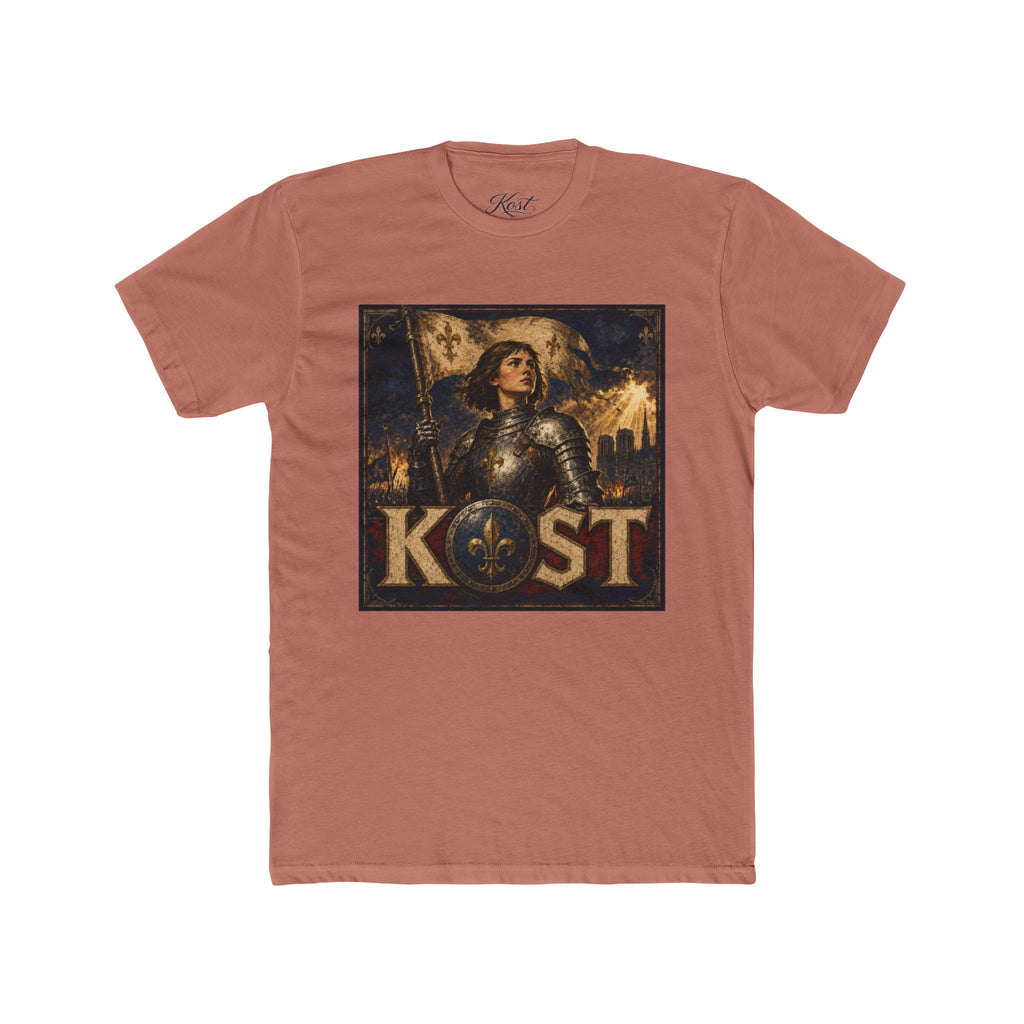 Medieval Knight Graphic Tee — 'KOST' Armor Art Shirt