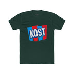 Kost Retro Logo T-Shirt — Red & Blue Graphic Crew Tee