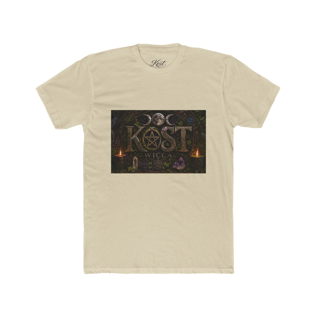 Wiccan KØST Moon Phases Graphic Tee — Pagan Witchcraft T-Shirt